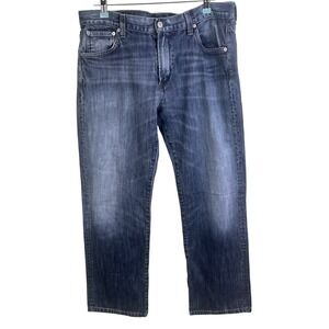 Citizens Of Humanity Blue Stretch Distressed Sid Jeans USA 34x30 (36x30) Men's‎